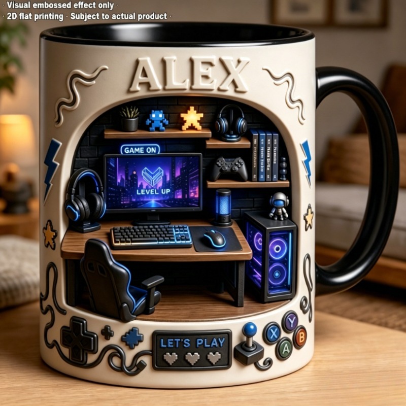 Esports Themed Mug with Cerami - Coffee Tea Name review and price