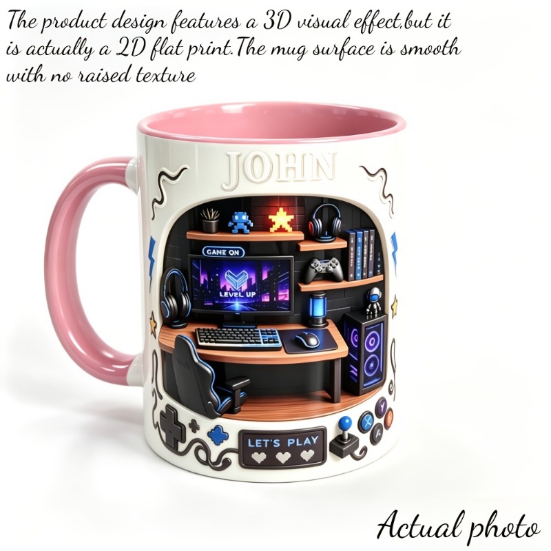 Esports Themed Mug with Cerami - Coffee Tea Name review and price