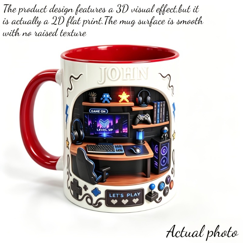 Esports Themed Mug with Cerami - Coffee Tea Name review and price