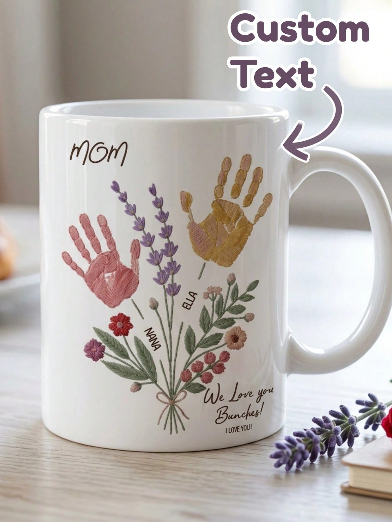 1 Set Custom Text Name Mug Han - Coffee Tea Name review and price